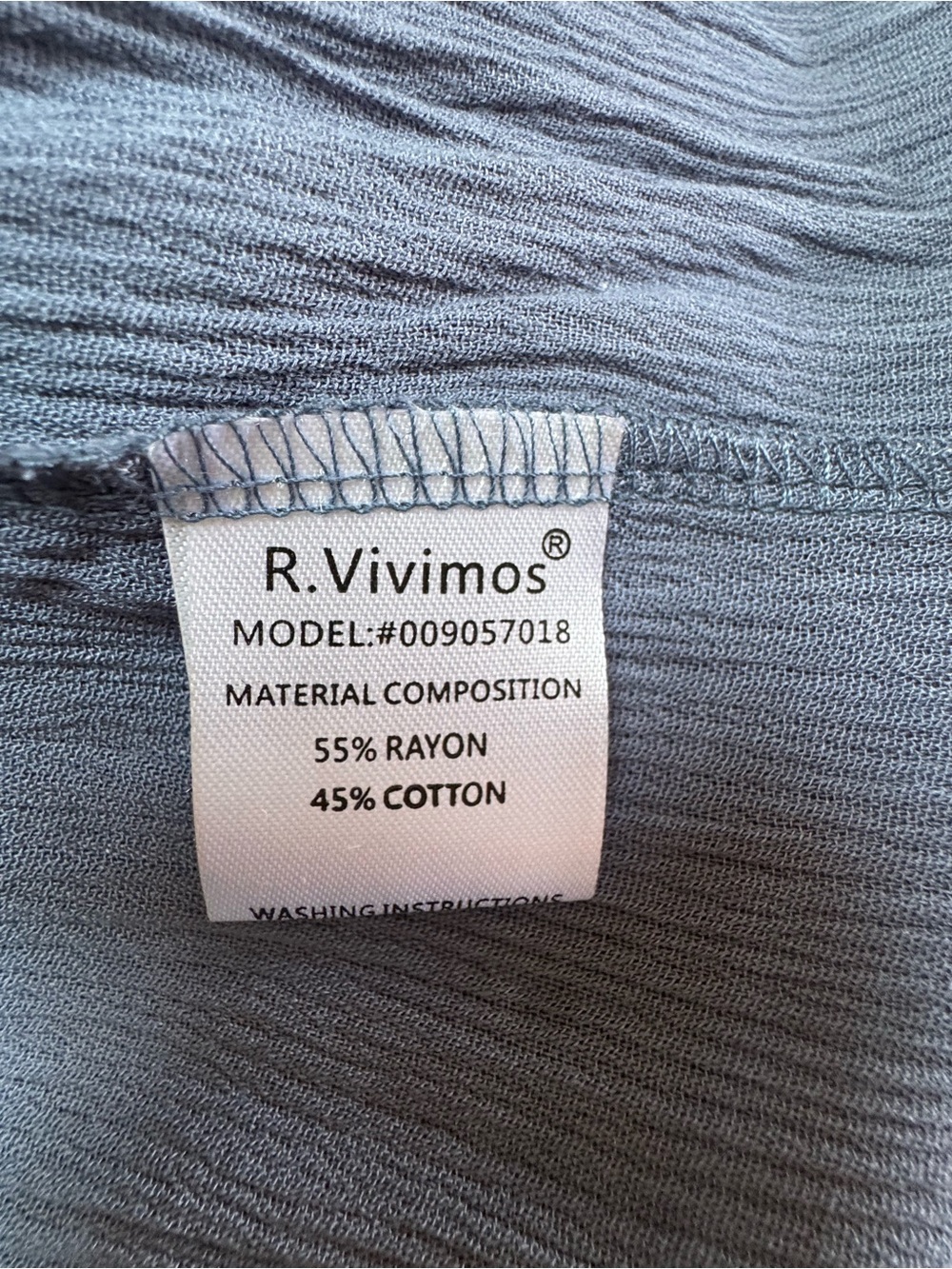Smocked Bodice Teal Maxi Dress with Side Cutouts - Picture 6 of 6